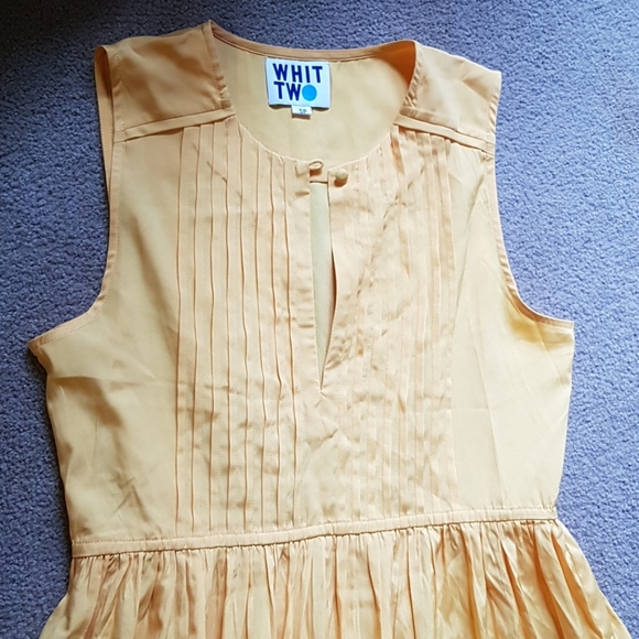 ❤SOLD❤ Amazing yellow Anthropologie dress - Picture 3 of 3